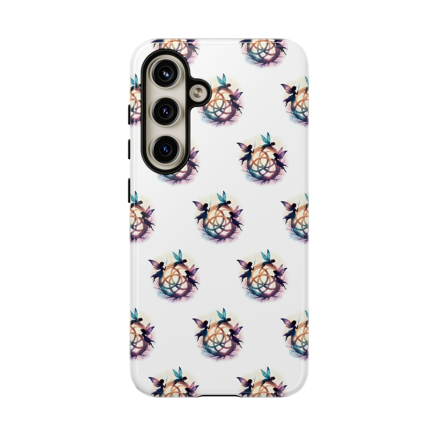 Tough Cases - Celtic Fairies Phone Case, Colorful Phone Cover, Fairy Lover Gift, Trendy Smartphone Accessory