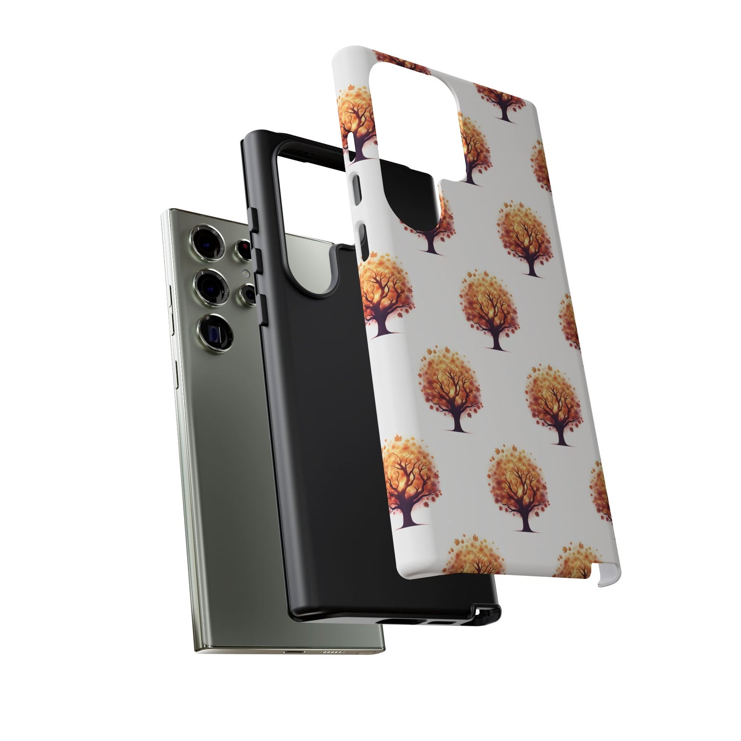Autumn Tree Phone Case, Fall Phone Cover, Nature Inspired Case, Gift for Outdoorsy Friends, Seasonal Accessories, Eco-Friendly Phone Case