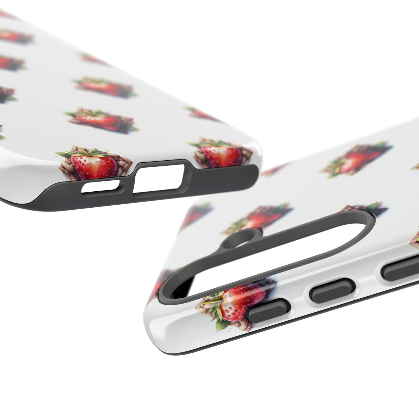 Strawberry Celtic Knot Phone Case, Cute Phone Cover, Gift for Her, Custom Smartphone Case, Funky Accessories, Valentine's Day Gift