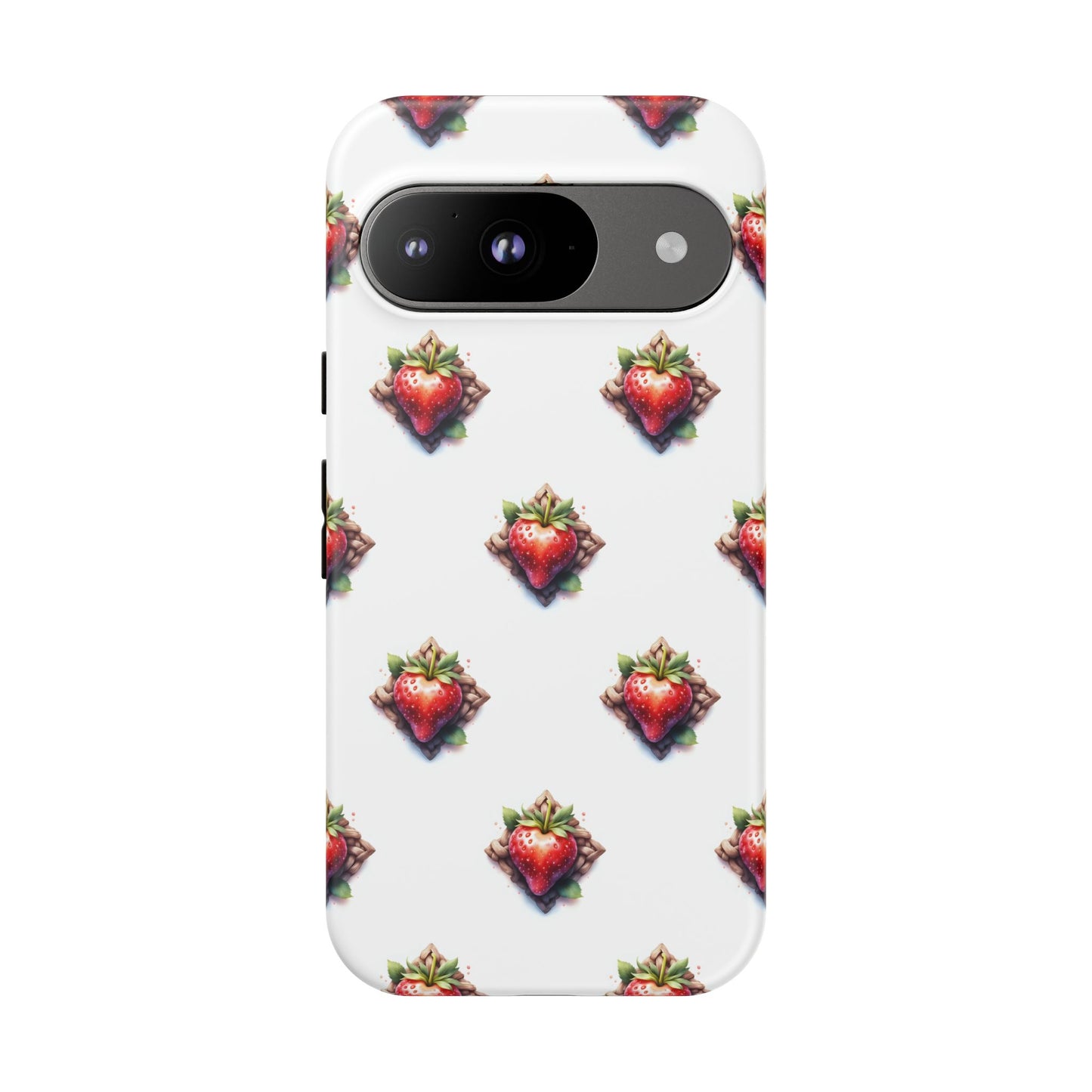 Strawberry Celtic Knot Phone Case, Cute Phone Cover, Gift for Her, Custom Smartphone Case, Funky Accessories, Valentine's Day Gift