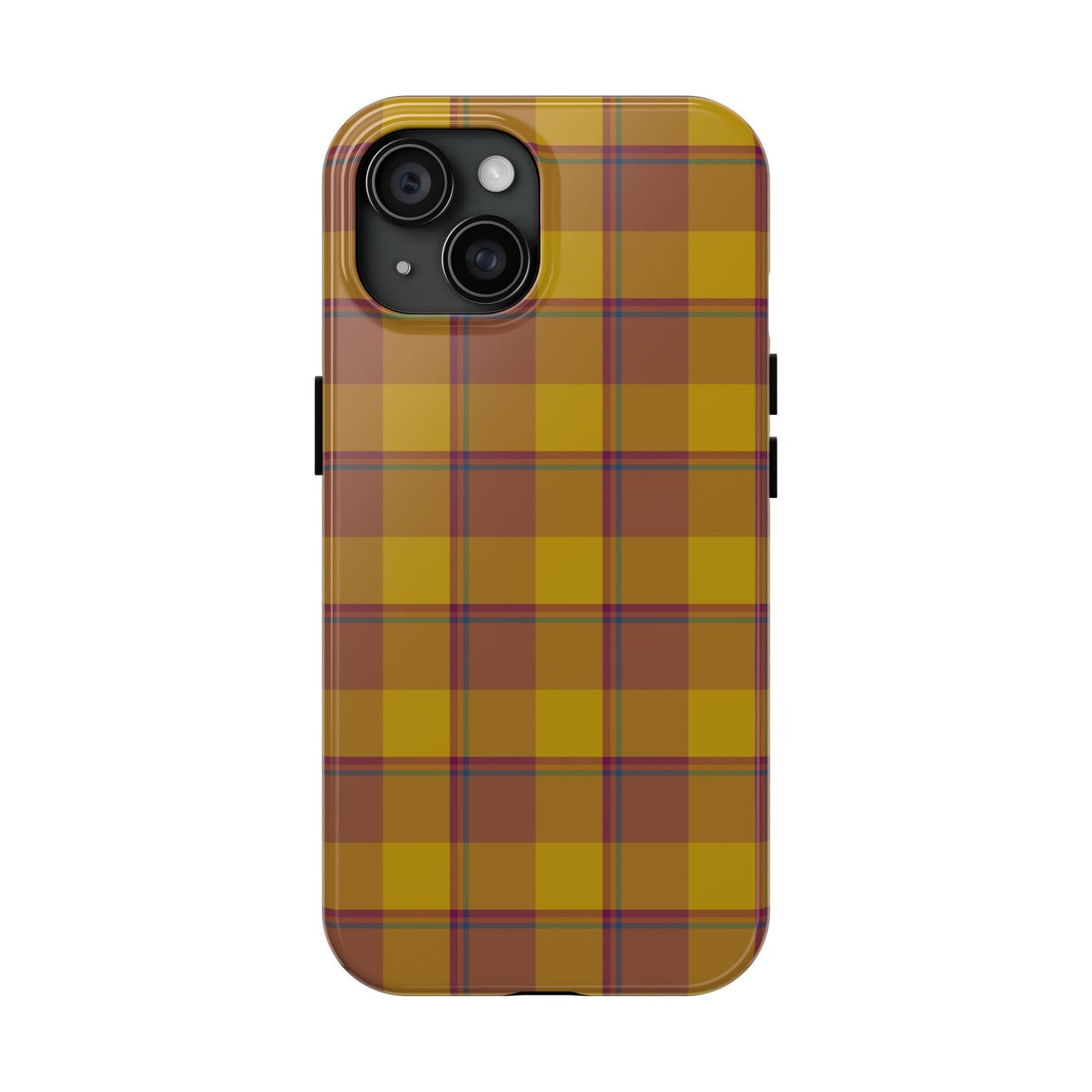 Plaid Tough Phone Case, Durable Phone Cover, Fall Inspired Accessory, Gift for Her, Stylish Cell Phone Protector - Celtic Scents