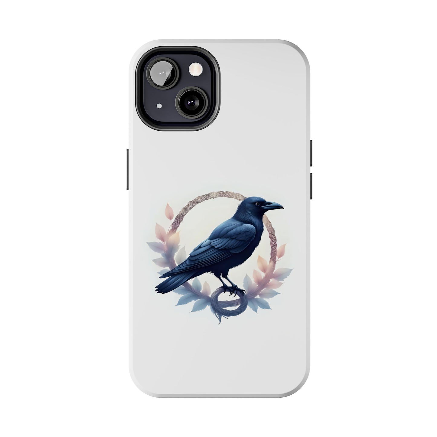 Raven Design Phone Case | Tough Protector Case, Gift for Bird Lovers, Unique Cell Phone Cover, Gothic or Nature Inspired - Celtic Scents