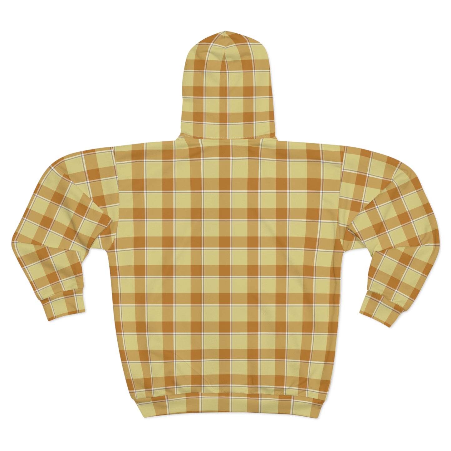 Stylish Unisex Zip Hoodie in Warm Plaid, Cozy Layering, Perfect Gift, Casual Fashion, Autumn & Winter Essential, Outdoor Adventures - Celtic Scents