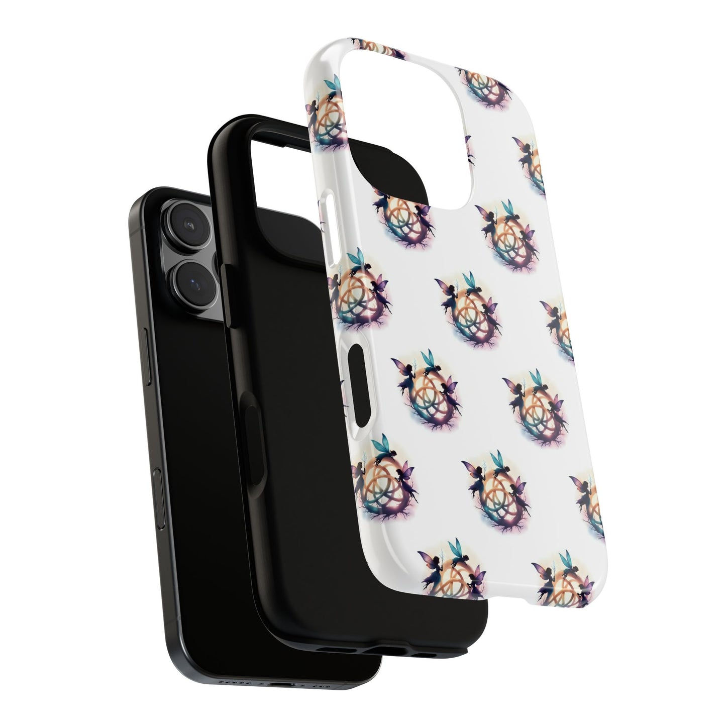 Tough Cases - Celtic Fairies Phone Case, Colorful Phone Cover, Fairy Lover Gift, Trendy Smartphone Accessory