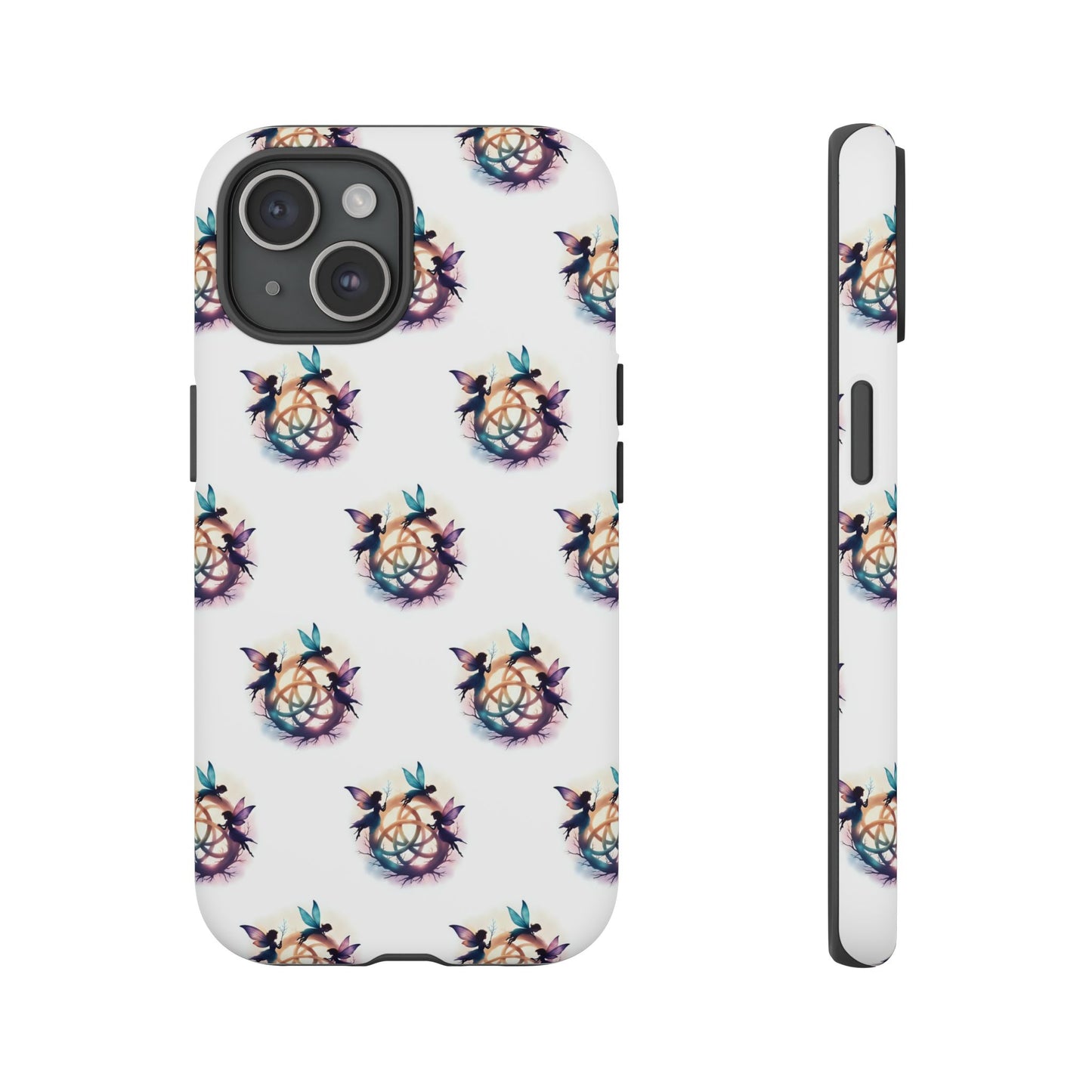 Tough Cases - Celtic Fairies Phone Case, Colorful Phone Cover, Fairy Lover Gift, Trendy Smartphone Accessory