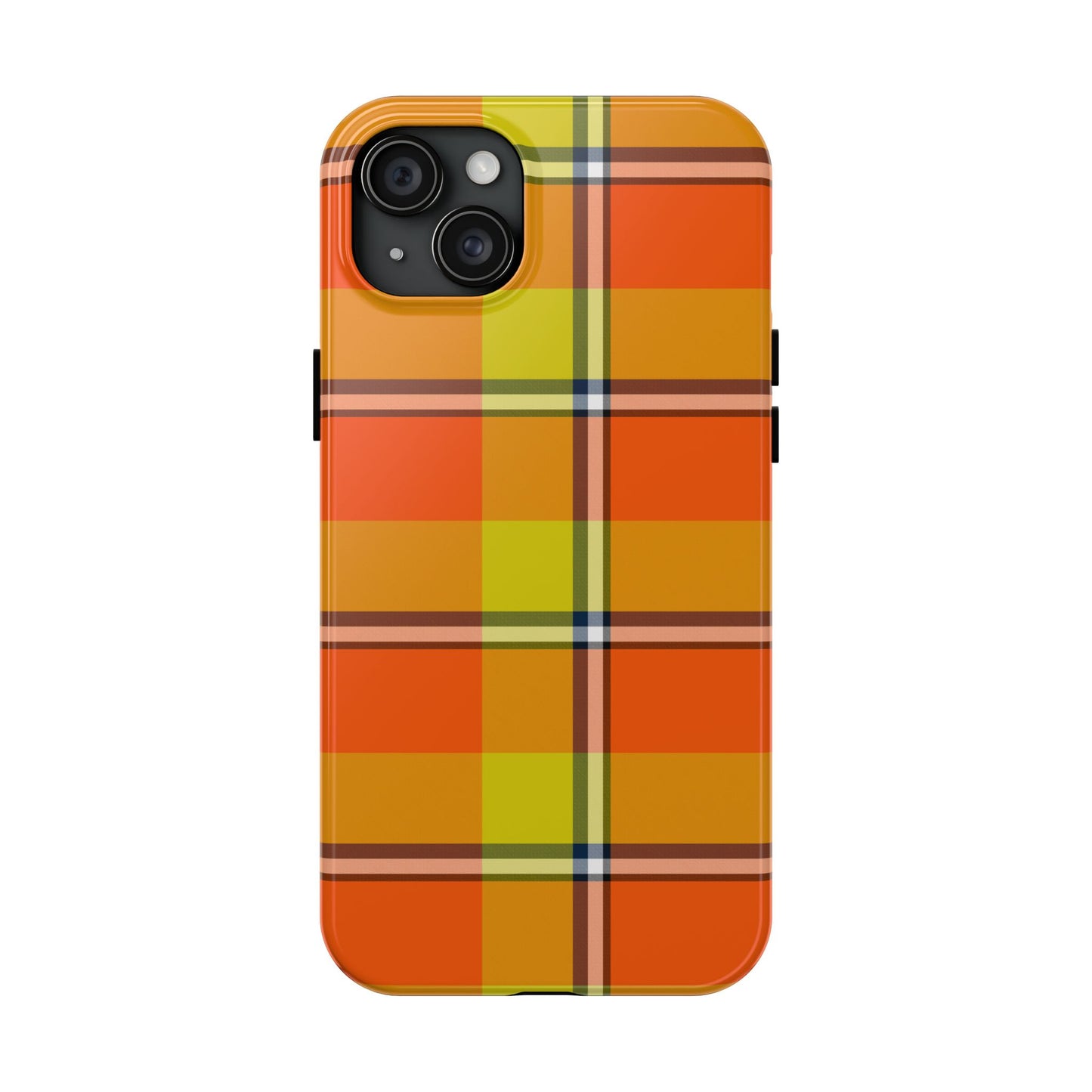 Vibrant Autumn Plaid Phone Case | Tough Phone Protector, Colorful Tech Accessory, Stylish Gift for Him/Her, Fun Birthday Present, Trendy - Celtic Scents