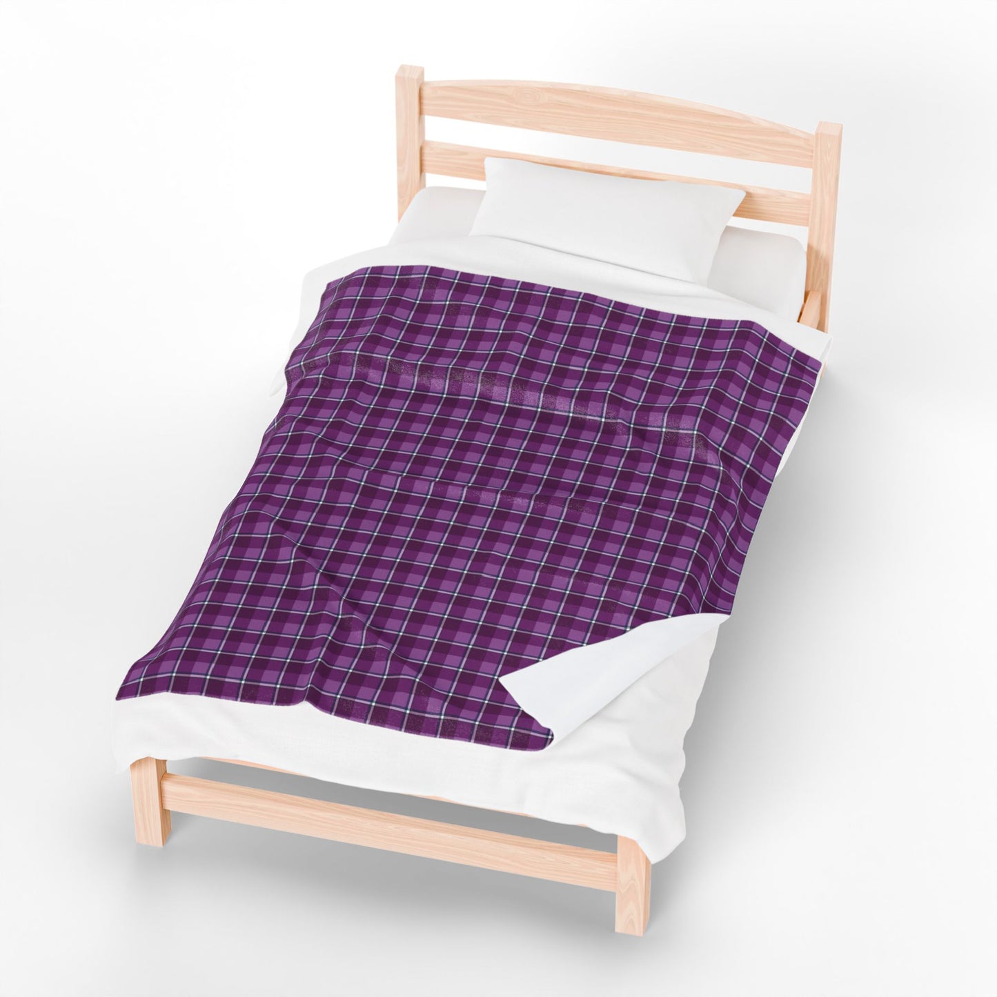Cozy Plaid Velveteen Blanket | Soft Throw for Home Decor, Perfect Gift for Comfort Lovers, Ideal for Weddings & Holidays - Celtic Scents