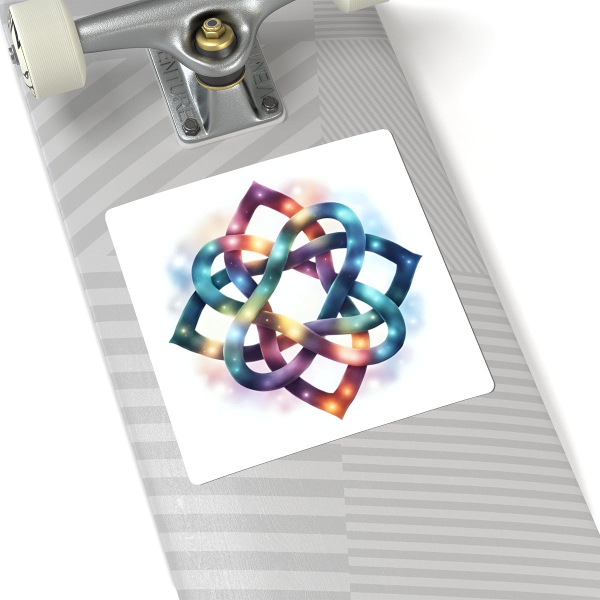 Colorful Knot Design Kiss-Cut Stickers – Spiritual, Artistic, Boho Stickers for Journals, Laptops, Water Bottles, Gifts - Celtic Scents