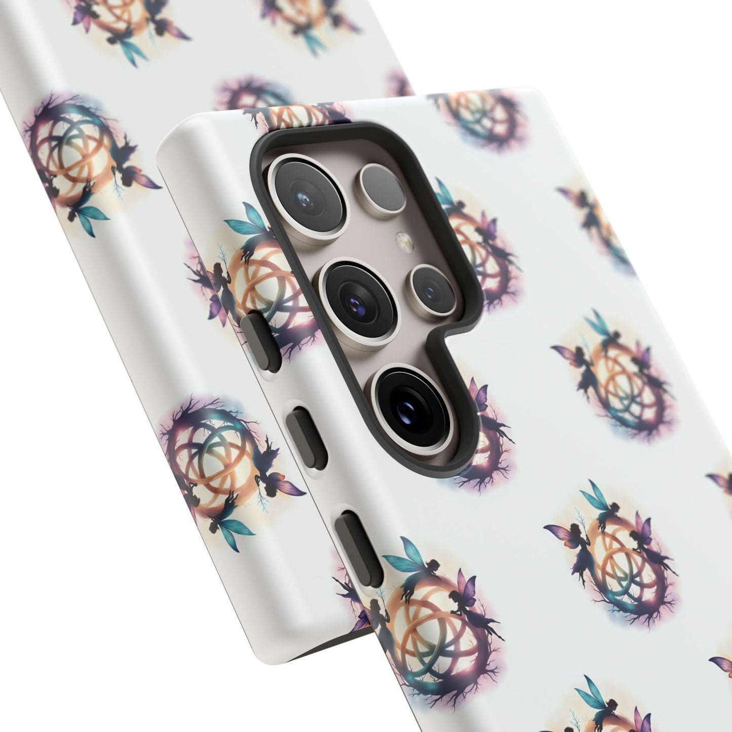 Tough Cases - Celtic Fairies Phone Case, Colorful Phone Cover, Fairy Lover Gift, Trendy Smartphone Accessory