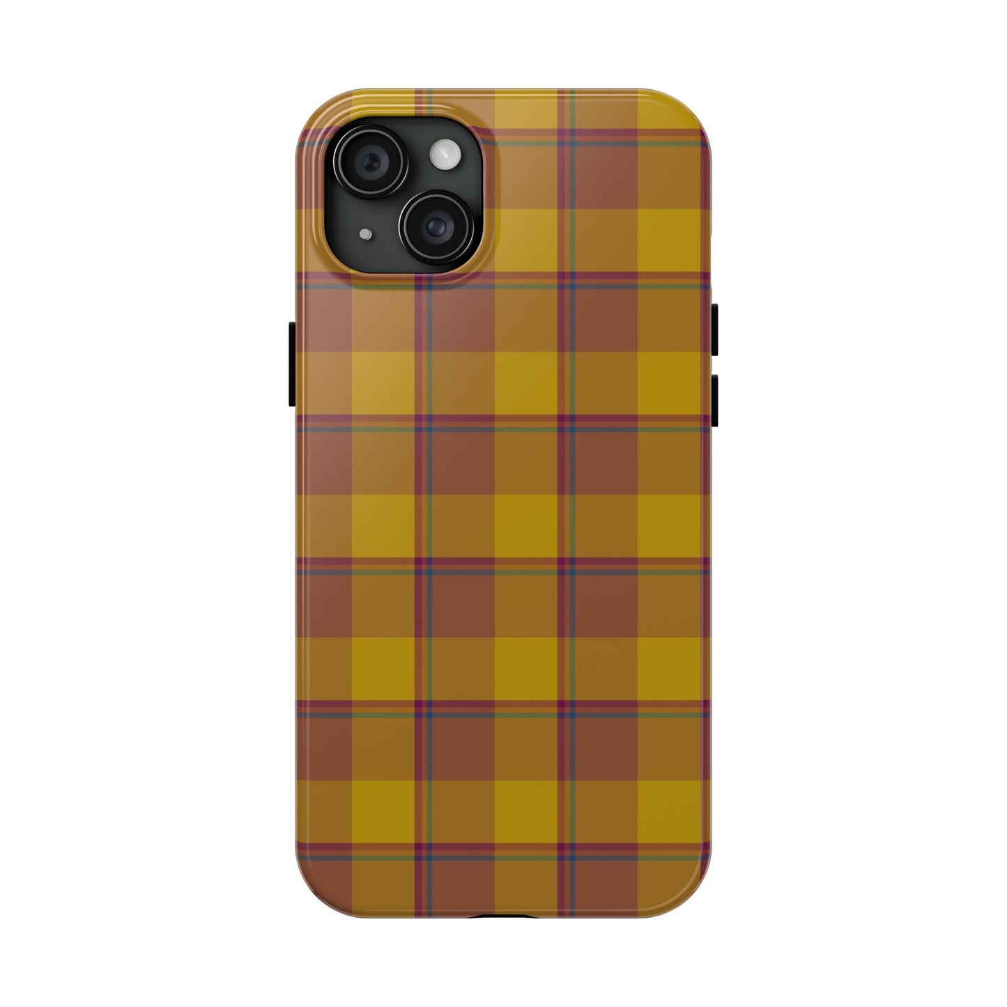 Plaid Tough Phone Case, Durable Phone Cover, Fall Inspired Accessory, Gift for Her, Stylish Cell Phone Protector - Celtic Scents