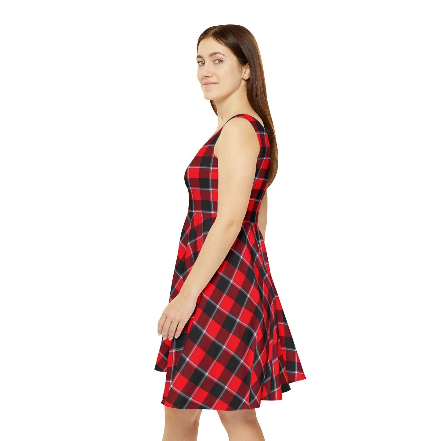 Chic Plaid Skater Dress, Casual Summer Style, Perfect for Parties and Picnics, Trendy Women's Fashion, Ideal Gift for Her