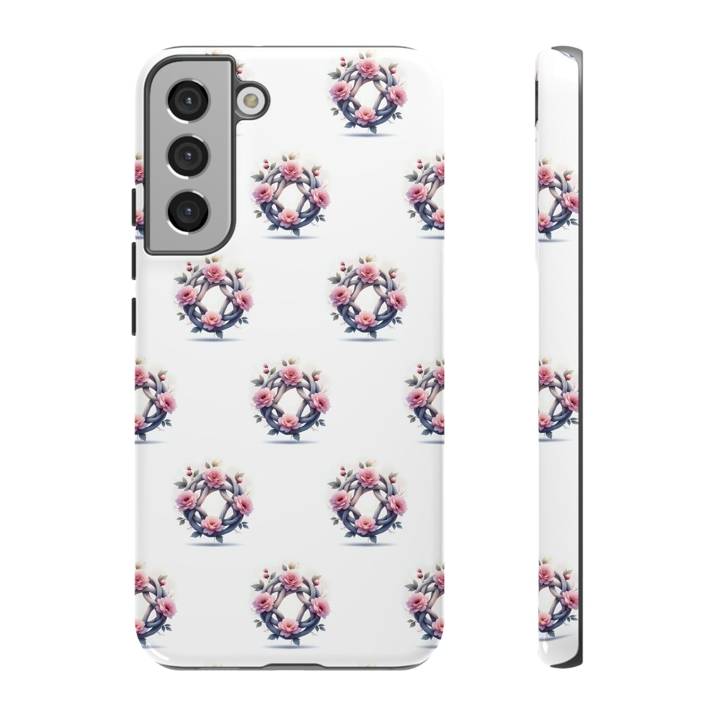 Floral Phone Case, Tough Cases for Women, Cute Celtic Knot Floral Design iPhone Cover, Gift for Her, Stylish Tech Accessories - Celtic Scents