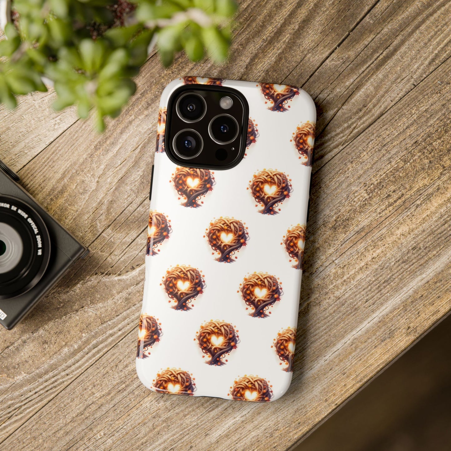 Stylish Phone Case, Tough Cases with Unique Design, Durable Smartphone Cover, Gift for Tech Lovers, Trendy Phone Accessory, Autumn Design