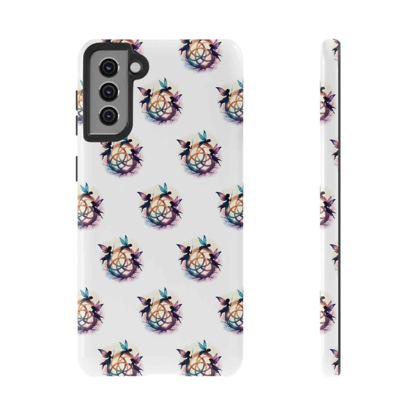 Tough Cases - Celtic Fairies Phone Case, Colorful Phone Cover, Fairy Lover Gift, Trendy Smartphone Accessory