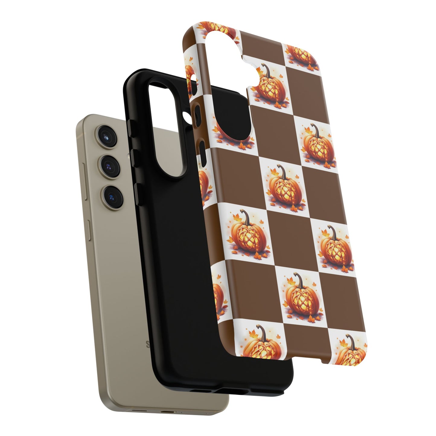Pumpkin Phone Case, Fall Decor, Halloween Gift, Autumn Accessories, Cute Smartphone Cover, Tough Cases
