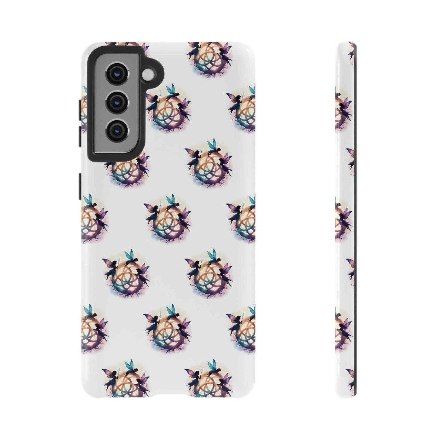 Tough Cases - Celtic Fairies Phone Case, Colorful Phone Cover, Fairy Lover Gift, Trendy Smartphone Accessory