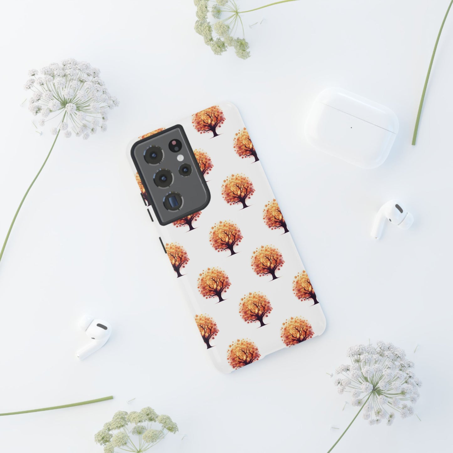 Autumn Tree Phone Case, Fall Phone Cover, Nature Inspired Case, Gift for Outdoorsy Friends, Seasonal Accessories, Eco-Friendly Phone Case
