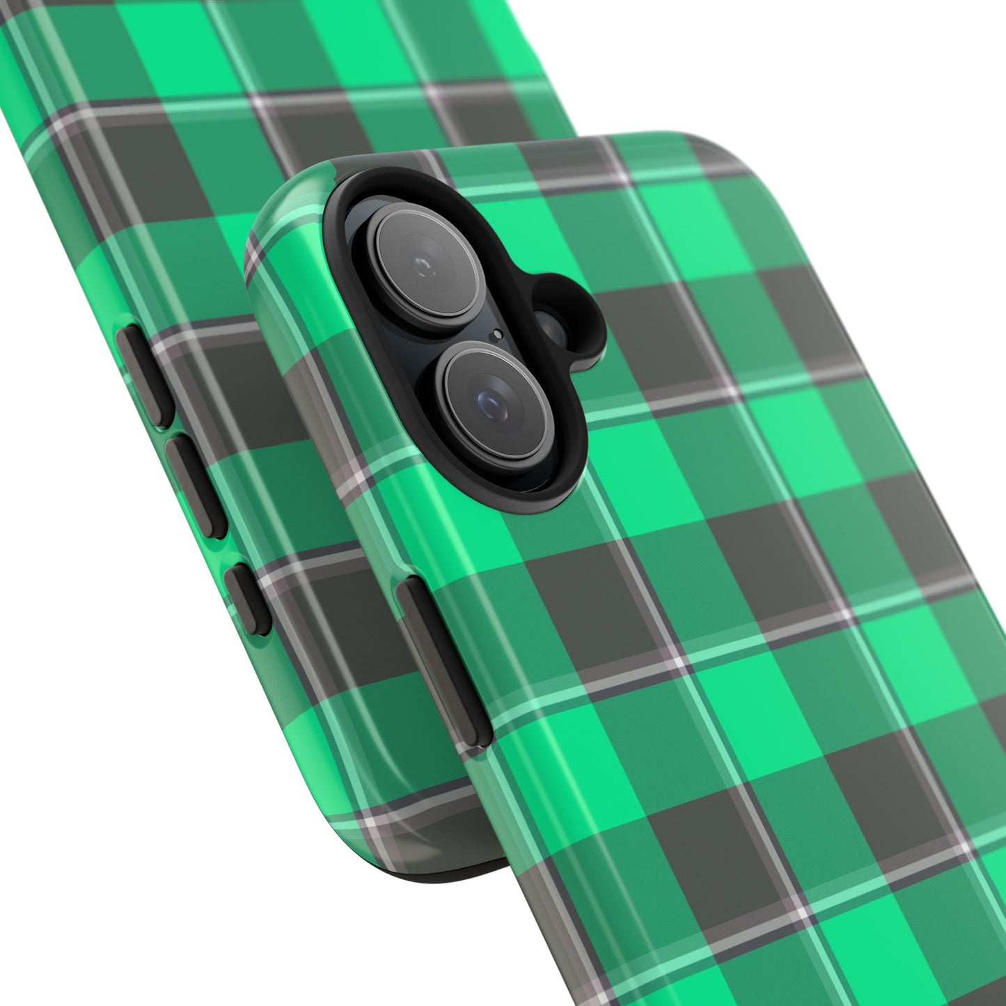 Personalized Plaid Tough Phone Case, Custom Phone Cover, Gifts for Her, Unique Cell Phone Case, Trendy Accessories, Holiday Gifts
