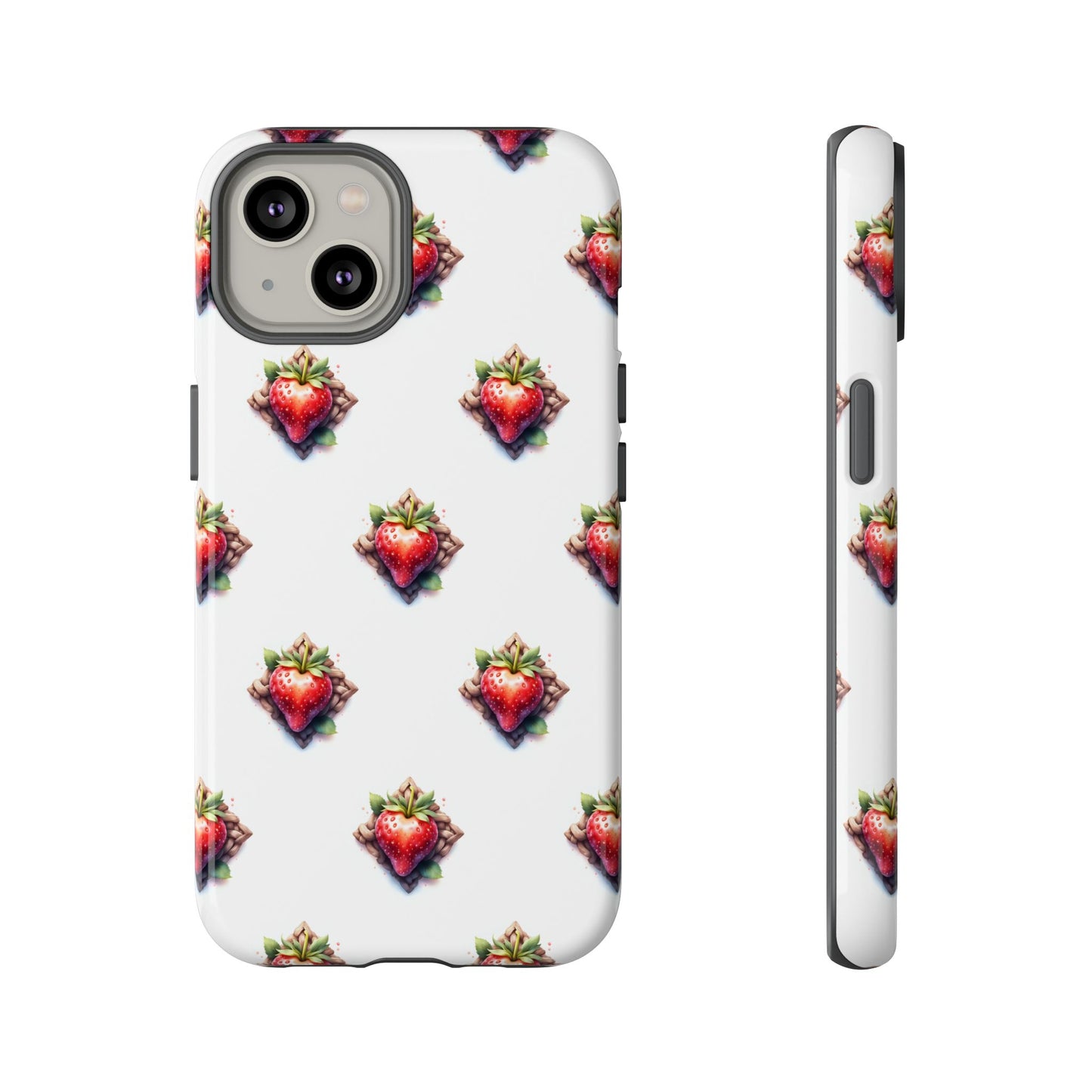 Strawberry Celtic Knot Phone Case, Cute Phone Cover, Gift for Her, Custom Smartphone Case, Funky Accessories, Valentine's Day Gift - Celtic Scents