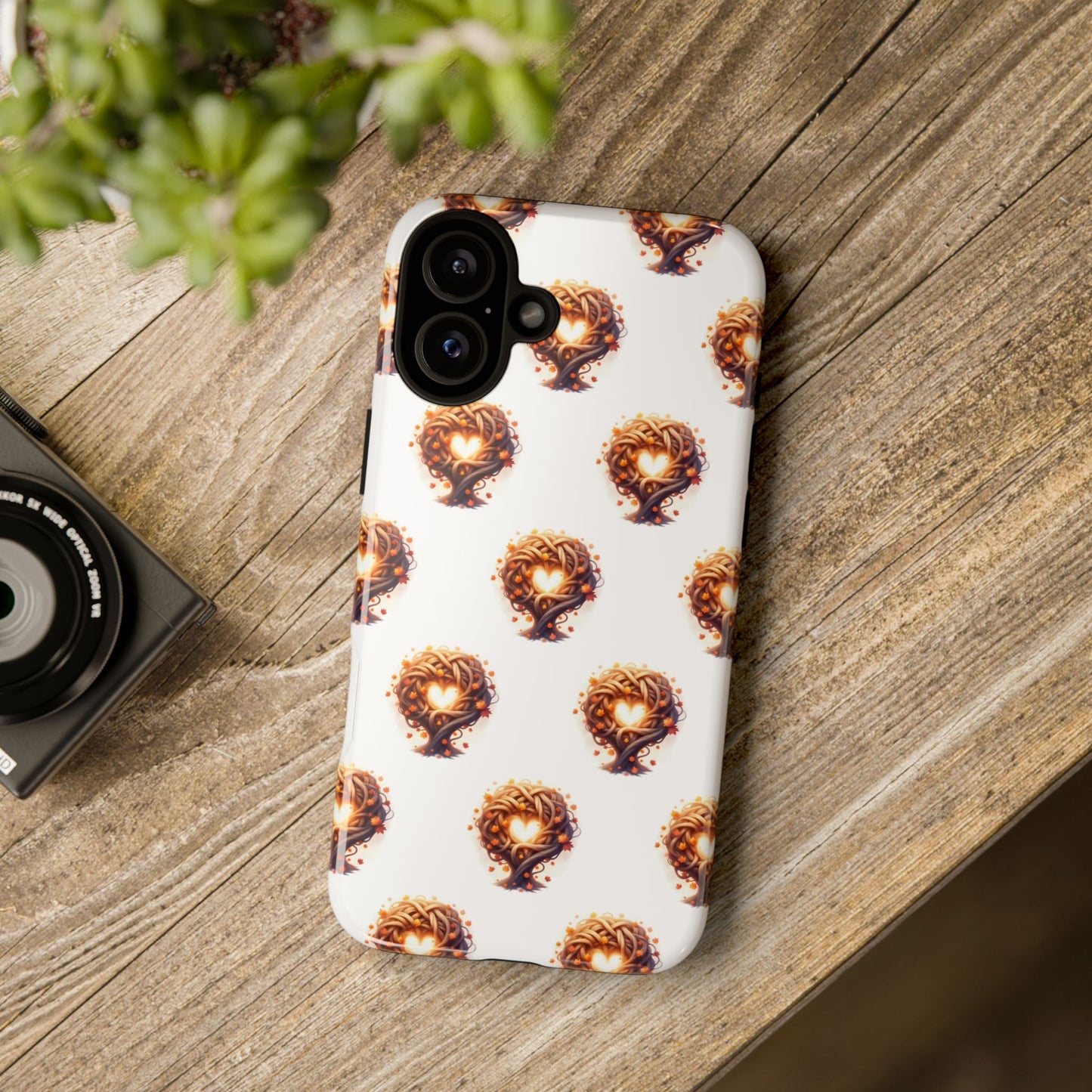 Stylish Phone Case, Tough Cases with Unique Design, Durable Smartphone Cover, Gift for Tech Lovers, Trendy Phone Accessory, Autumn Design