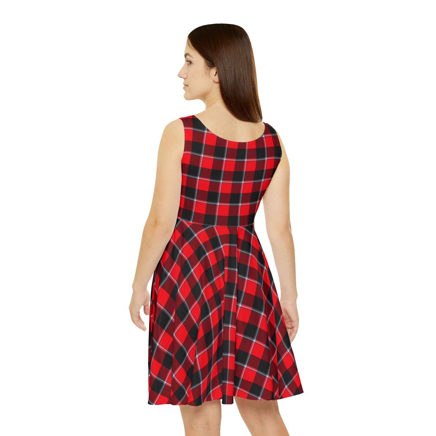 Chic Plaid Skater Dress, Casual Summer Style, Perfect for Parties and Picnics, Trendy Women's Fashion, Ideal Gift for Her