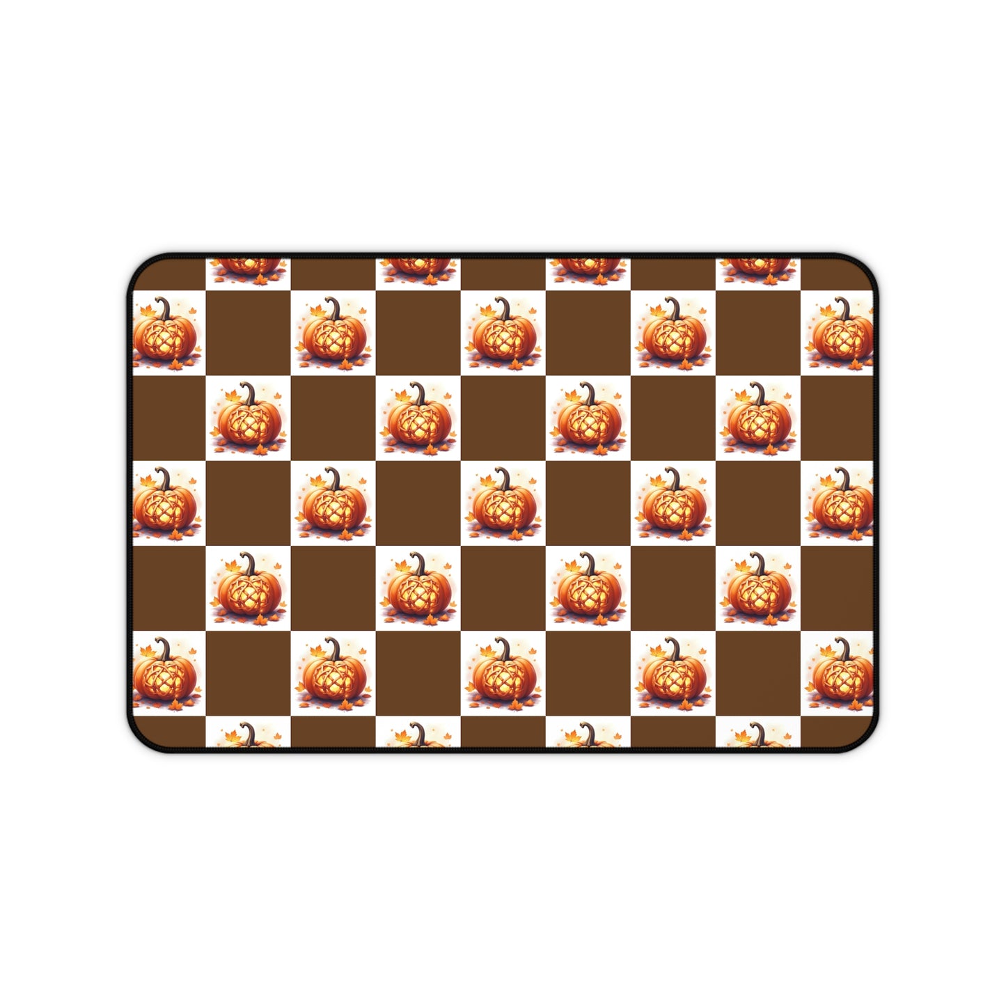 Pumpkin Spice Desk Mat - Autumn Office Decor, Fall Desk Accessory, Seasonal Home Office Gift, Work From Home Essentials, Halloween Decor - Celtic Scents