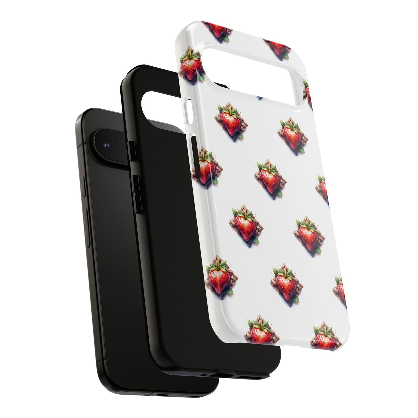 Strawberry Celtic Knot Phone Case, Cute Phone Cover, Gift for Her, Custom Smartphone Case, Funky Accessories, Valentine's Day Gift