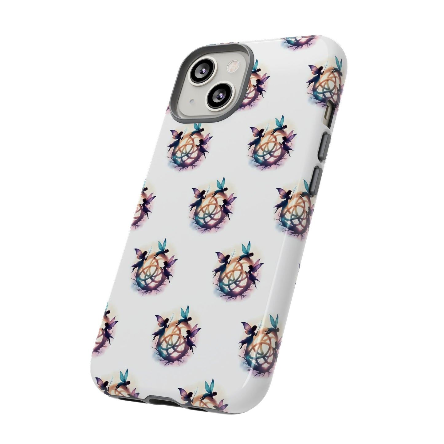 Tough Cases - Celtic Fairies Phone Case, Colorful Phone Cover, Fairy Lover Gift, Trendy Smartphone Accessory