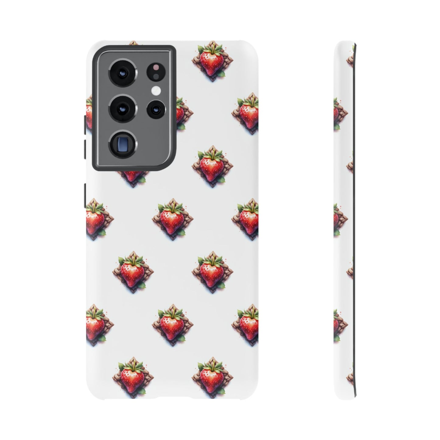 Strawberry Celtic Knot Phone Case, Cute Phone Cover, Gift for Her, Custom Smartphone Case, Funky Accessories, Valentine's Day Gift - Celtic Scents