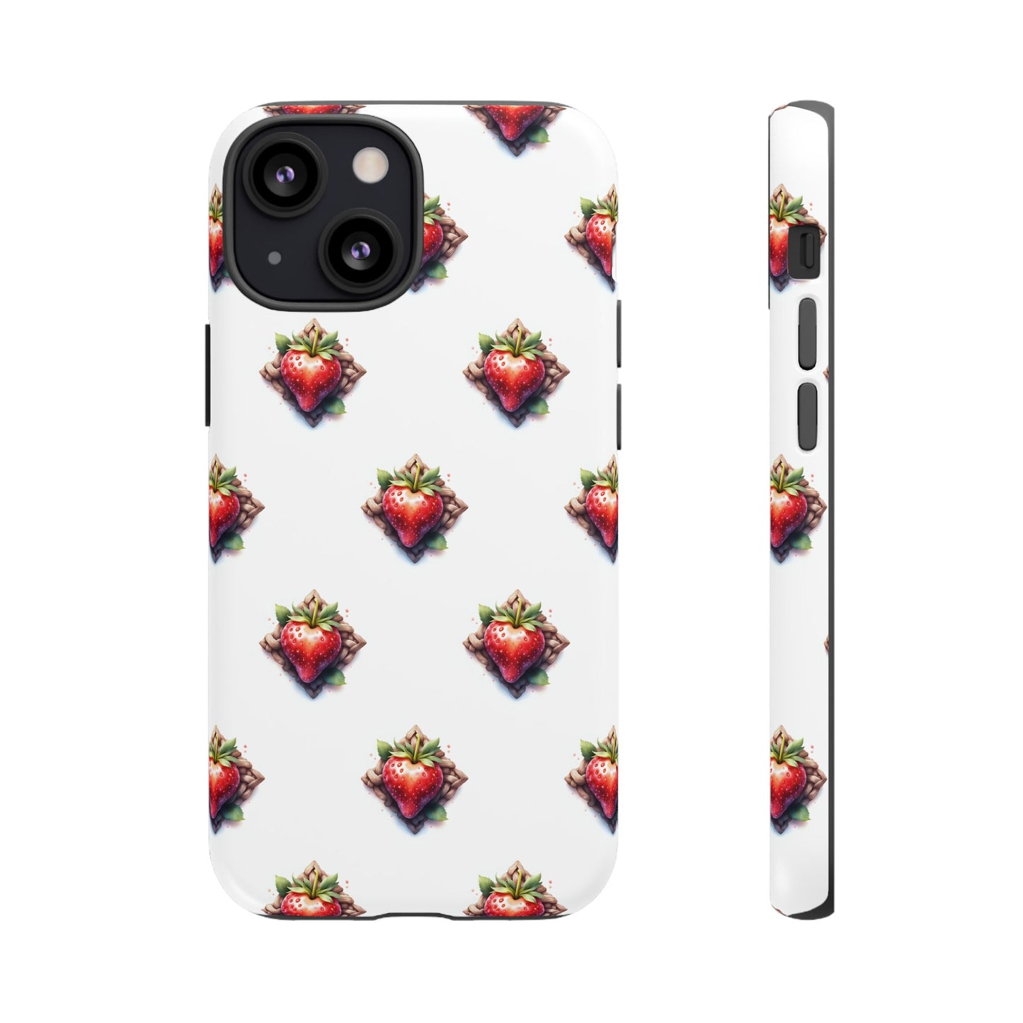 Strawberry Celtic Knot Phone Case, Cute Phone Cover, Gift for Her, Custom Smartphone Case, Funky Accessories, Valentine's Day Gift - Celtic Scents