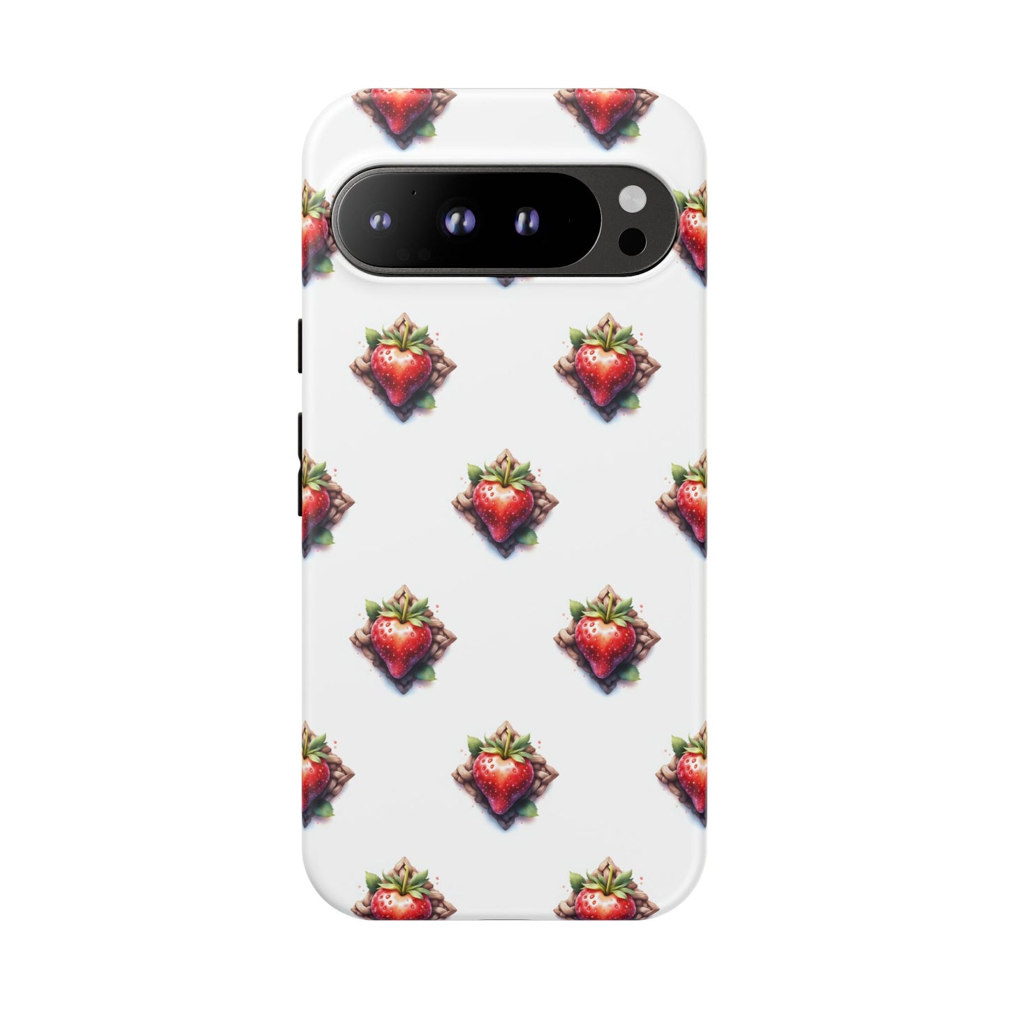 Strawberry Celtic Knot Phone Case, Cute Phone Cover, Gift for Her, Custom Smartphone Case, Funky Accessories, Valentine's Day Gift