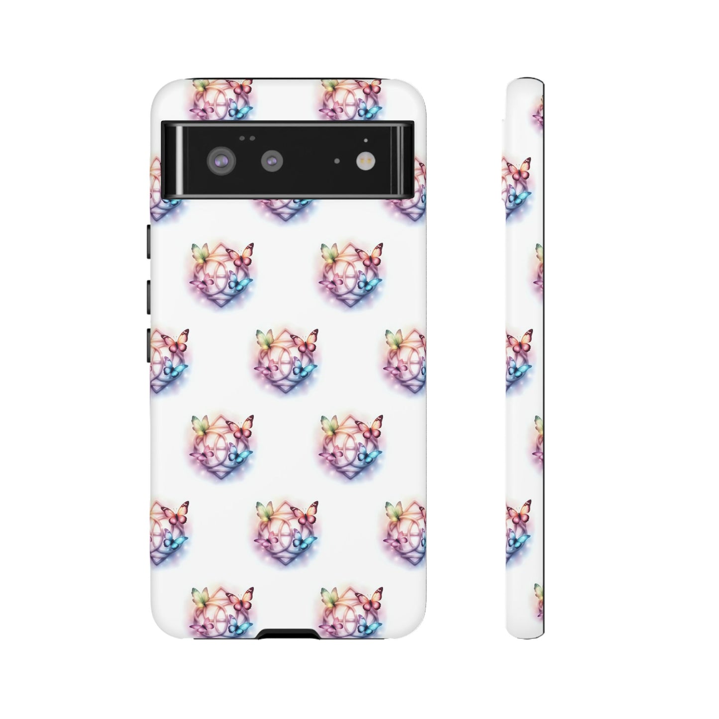 Colorful Butterflies Phone Case, Tough Cases, Cute Butterfly Lover Gift, Trendy Phone Cover, Nature Print Case - Celtic Scents
