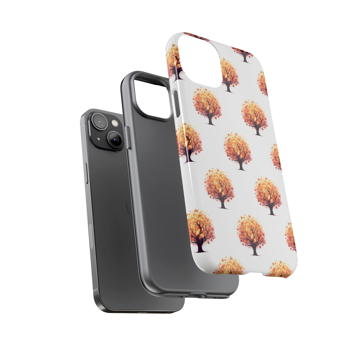 Autumn Tree Phone Case, Fall Phone Cover, Nature Inspired Case, Gift for Outdoorsy Friends, Seasonal Accessories, Eco-Friendly Phone Case