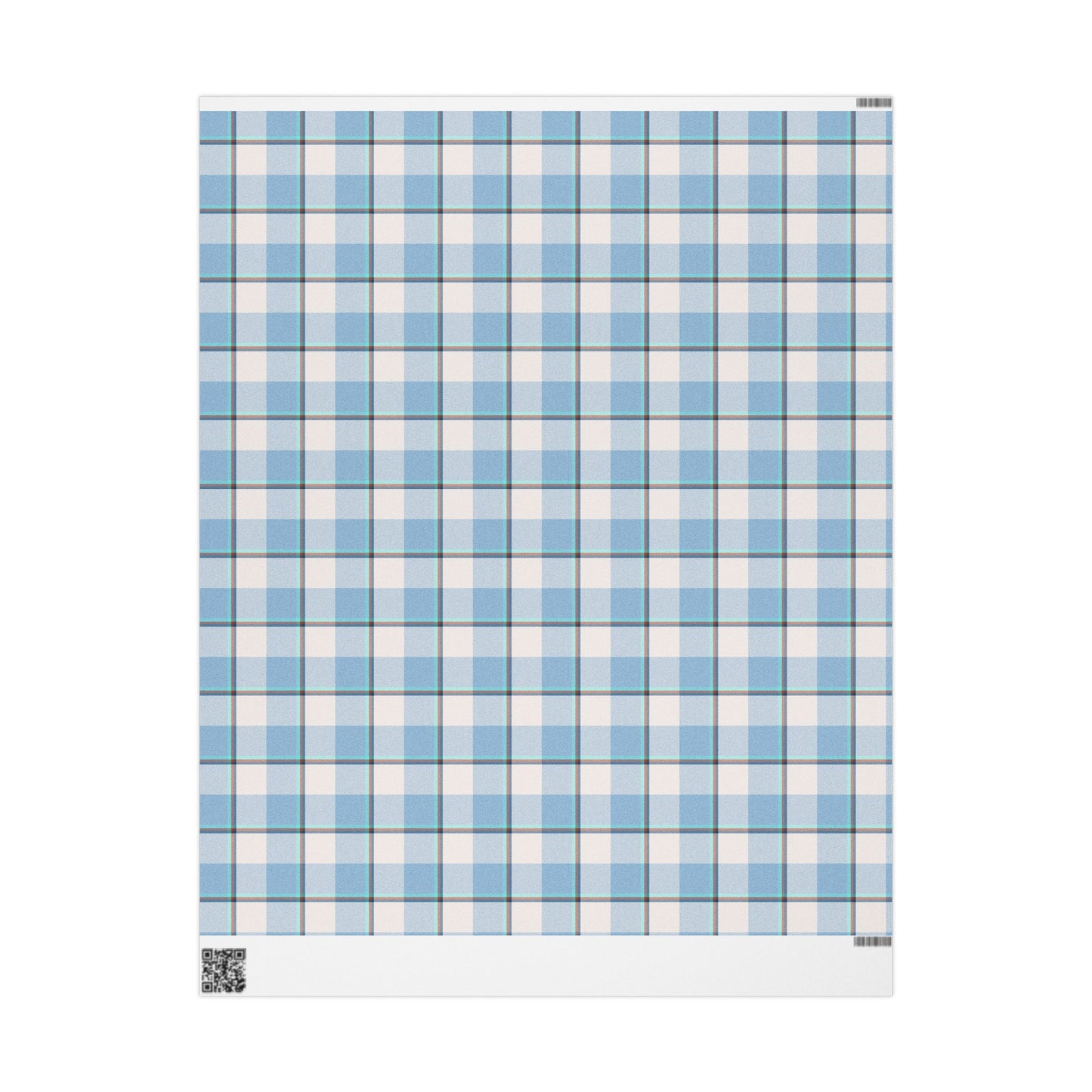 Blue Plaid Wrapping Paper, Gift Wrap for Birthdays, Holidays, Festivals, Eco-Friendly Packaging, Decorative Paper - Celtic Scents