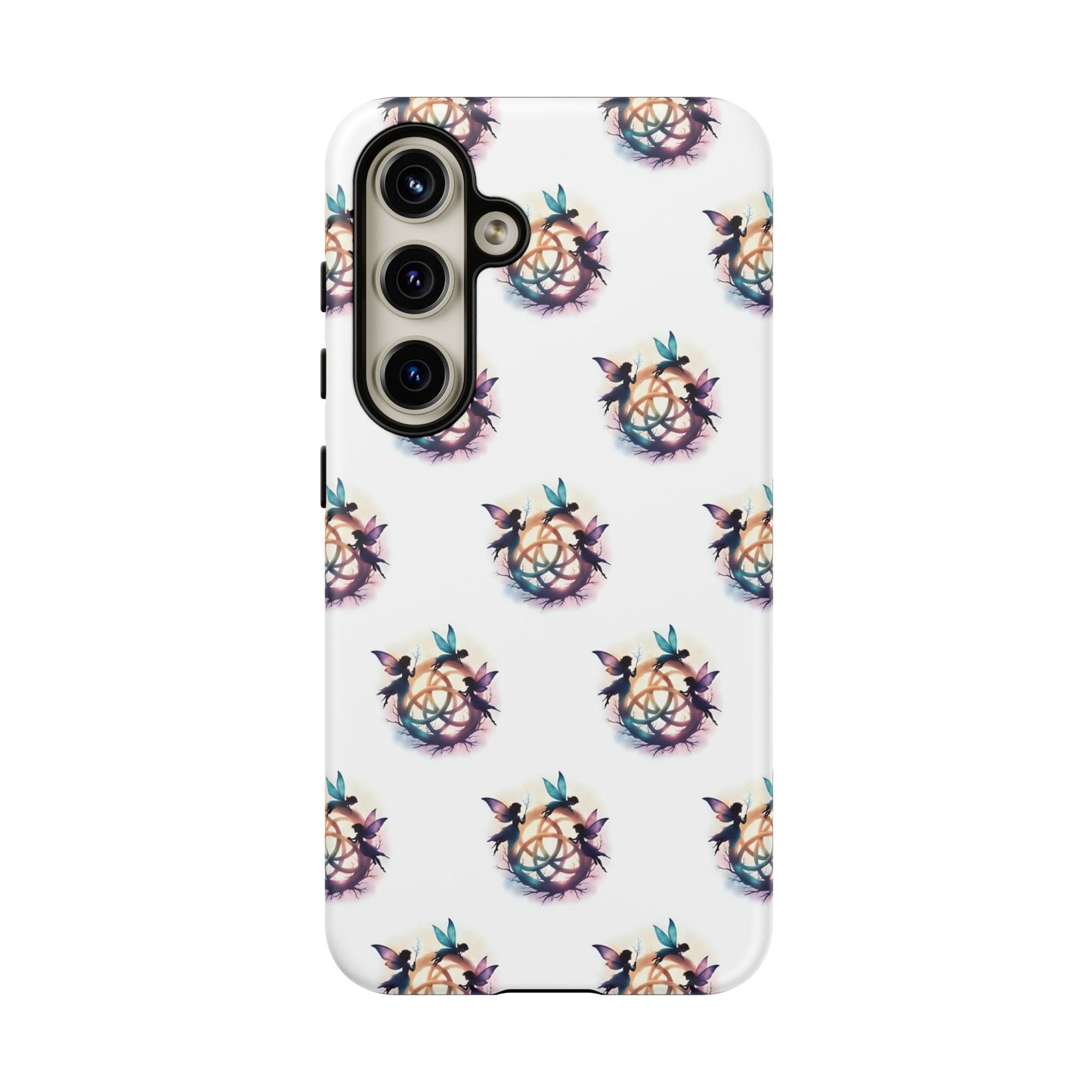 Tough Cases - Celtic Fairies Phone Case, Colorful Phone Cover, Fairy Lover Gift, Trendy Smartphone Accessory