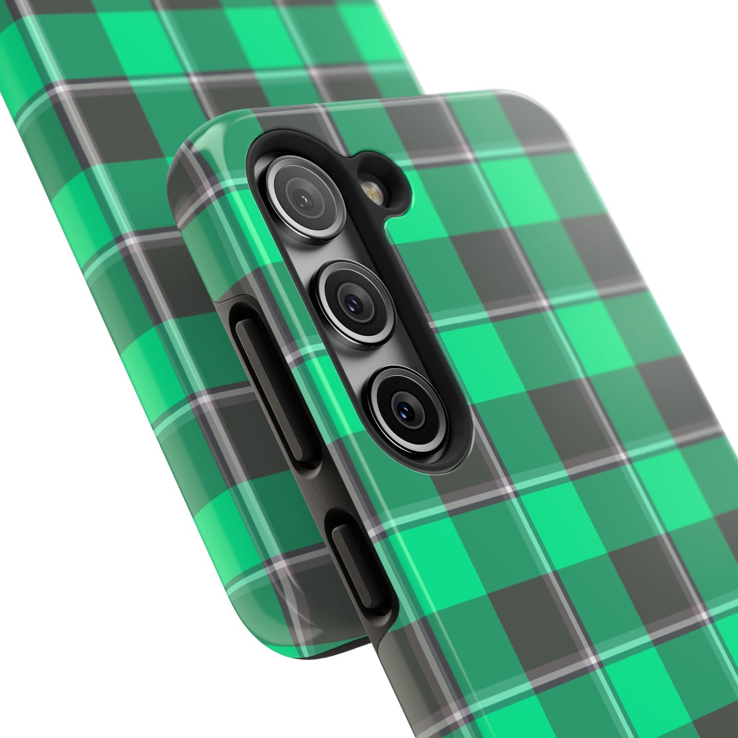 Personalized Plaid Tough Phone Case, Custom Phone Cover, Gifts for Her, Unique Cell Phone Case, Trendy Accessories, Holiday Gifts