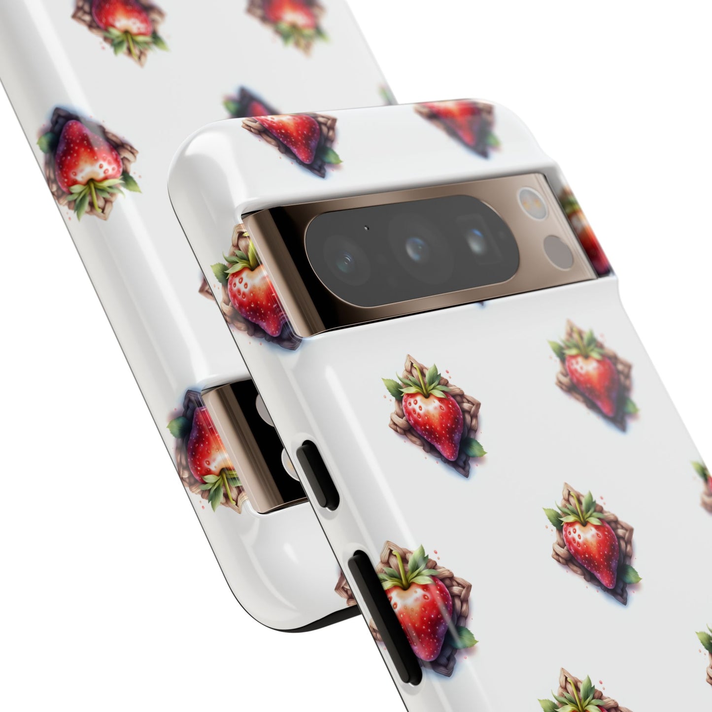 Strawberry Celtic Knot Phone Case, Cute Phone Cover, Gift for Her, Custom Smartphone Case, Funky Accessories, Valentine's Day Gift