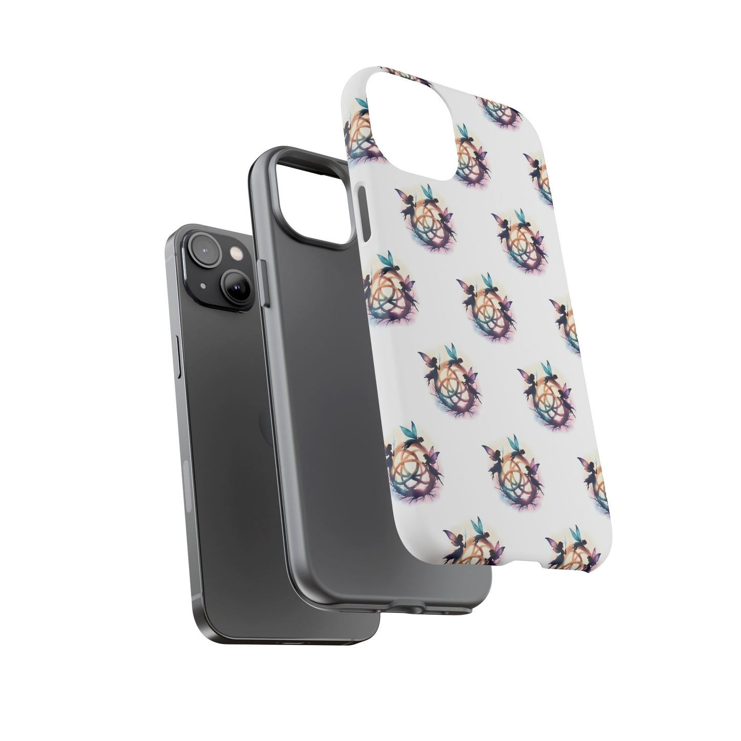Tough Cases - Celtic Fairies Phone Case, Colorful Phone Cover, Fairy Lover Gift, Trendy Smartphone Accessory