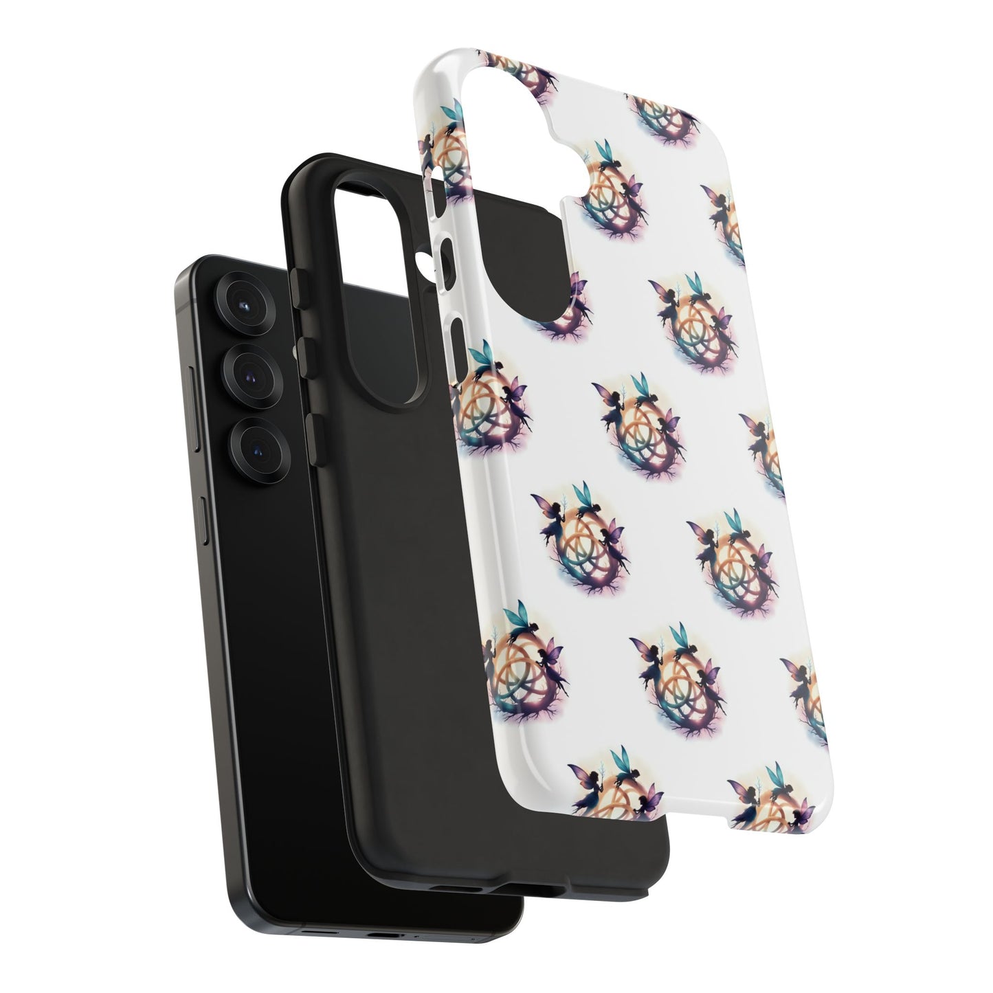 Tough Cases - Celtic Fairies Phone Case, Colorful Phone Cover, Fairy Lover Gift, Trendy Smartphone Accessory