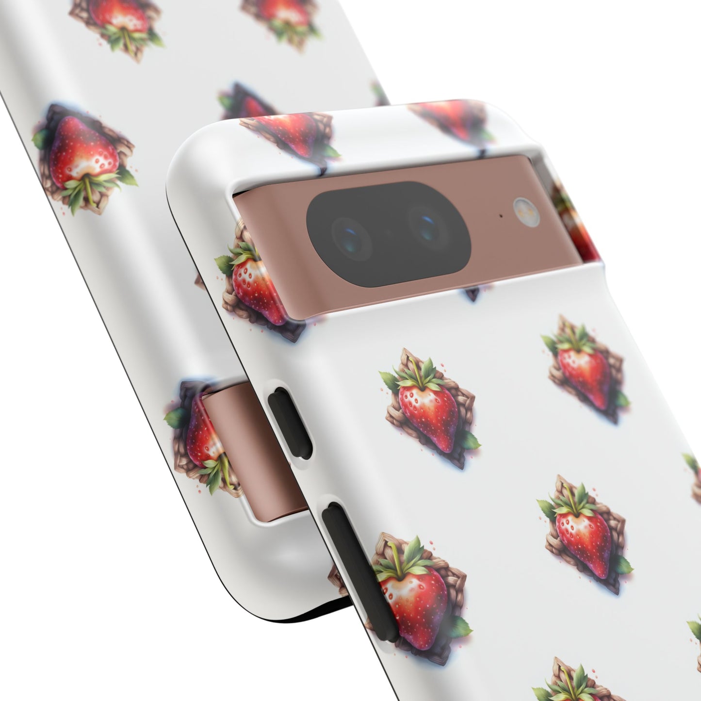 Strawberry Celtic Knot Phone Case, Cute Phone Cover, Gift for Her, Custom Smartphone Case, Funky Accessories, Valentine's Day Gift