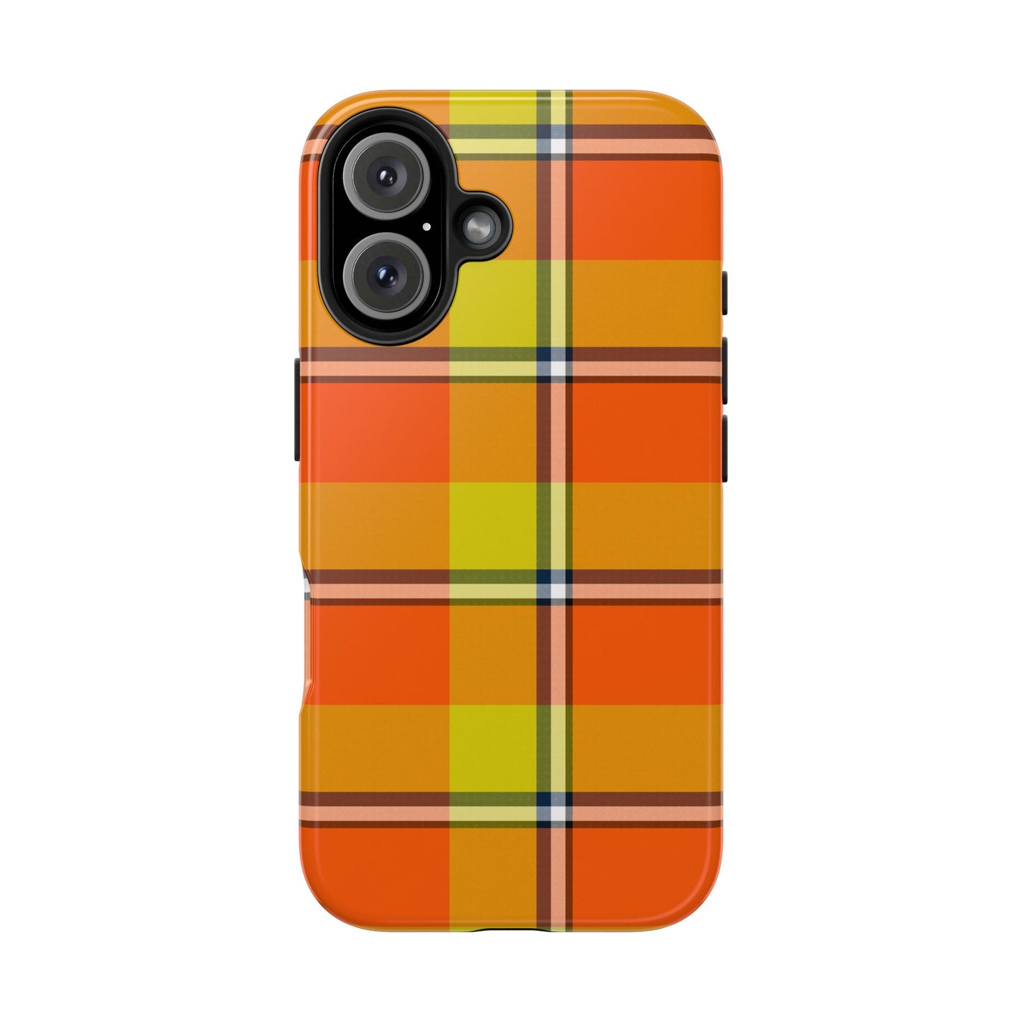 Vibrant Autumn Plaid Phone Case | Tough Phone Protector, Colorful Tech Accessory, Stylish Gift for Him/Her, Fun Birthday Present, Trendy - Celtic Scents