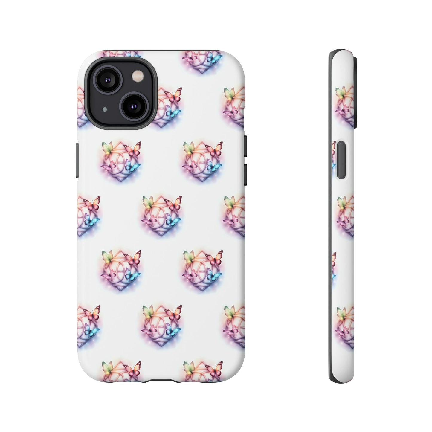 Colorful Butterflies Phone Case, Tough Cases, Cute Butterfly Lover Gift, Trendy Phone Cover, Nature Print Case - Celtic Scents