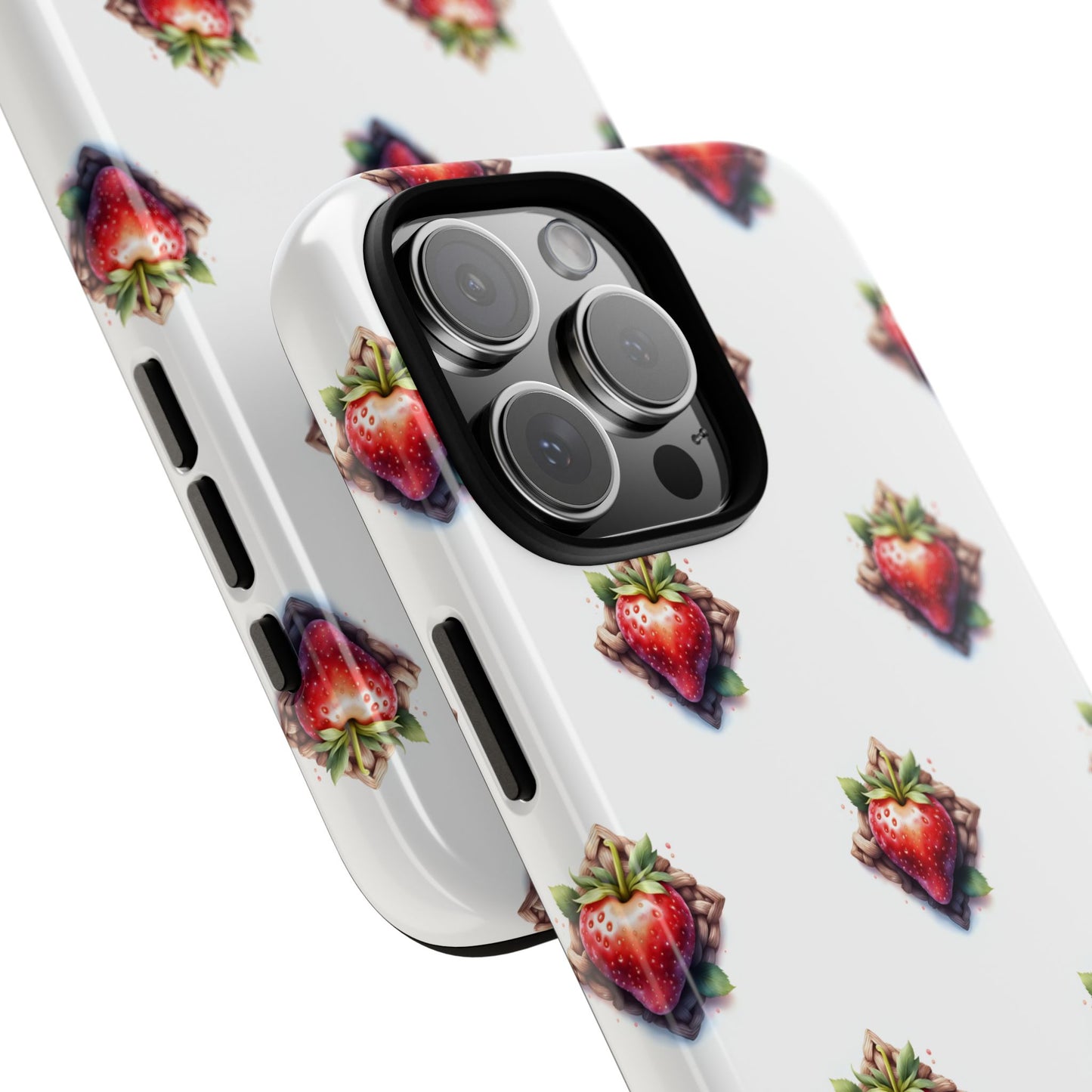 Strawberry Celtic Knot Phone Case, Cute Phone Cover, Gift for Her, Custom Smartphone Case, Funky Accessories, Valentine's Day Gift