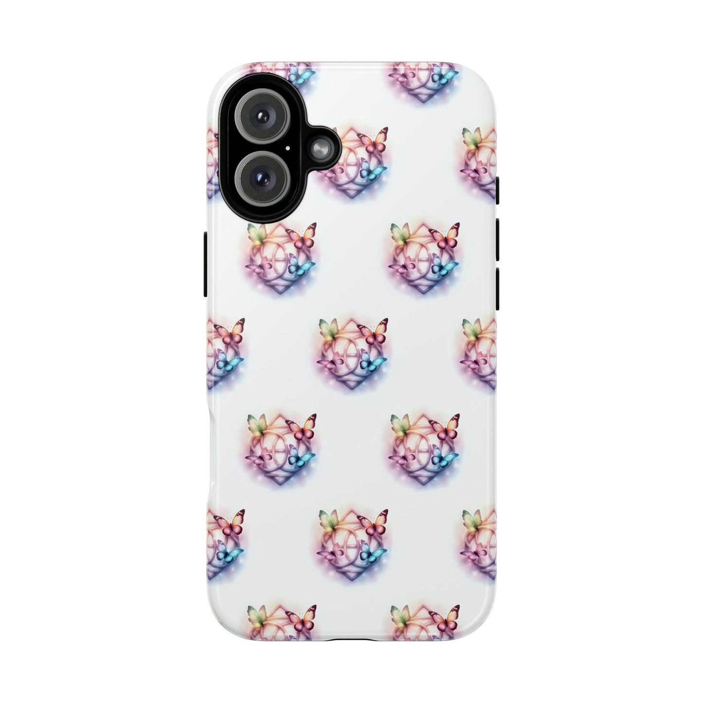 Colorful Butterflies Phone Case, Tough Cases, Cute Butterfly Lover Gift, Trendy Phone Cover, Nature Print Case
