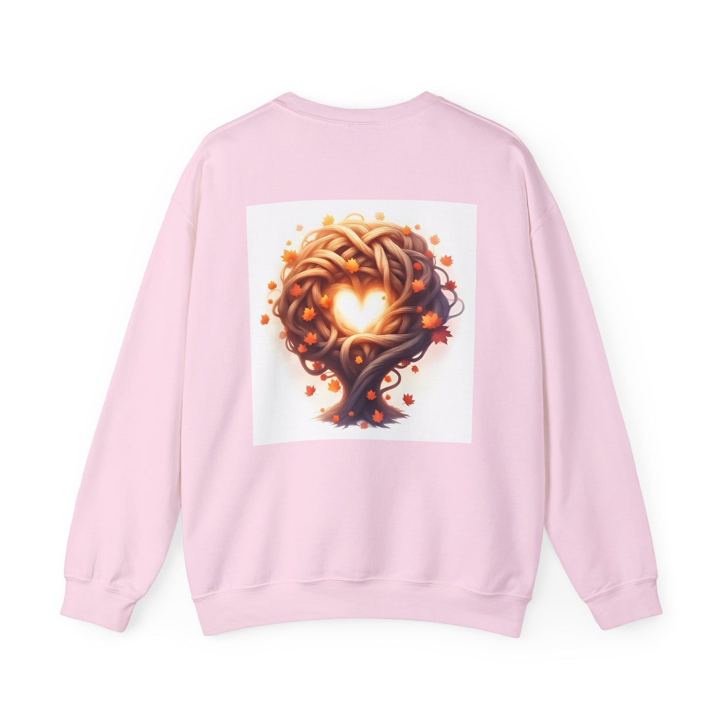 Heart Tree Crewneck Sweatshirt, Cozy Love Sweatshirt, Unisex Gift for Loved Ones, Fall Fashion, Nature-Inspired Apparel - Celtic Scents