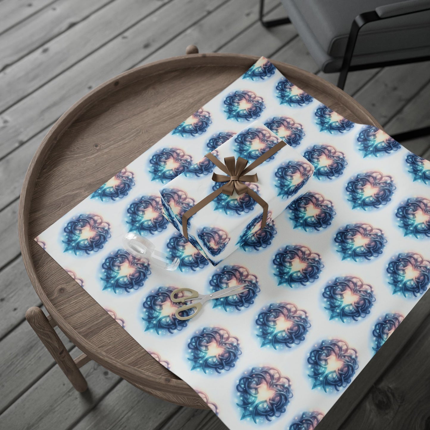 Enchanting Floral Wrapping Paper | Gift Wrap for Holidays, Parties, Birthdays, Wedding Favors, Baby Showers - Celtic Scents