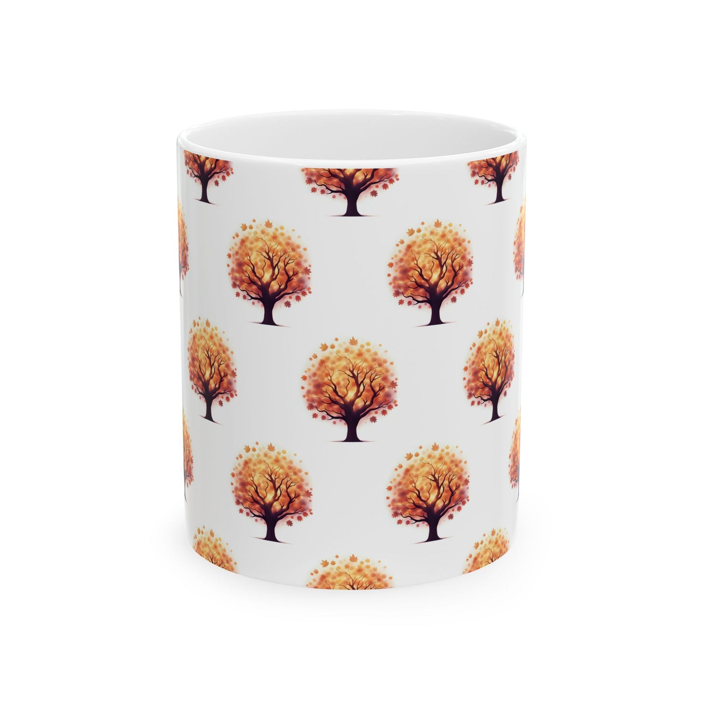Autumn Tree Ceramic Mug, Pumpkin Spice Latte Cups, Fall Decor, Gift for Nature Lovers, Cozy Dining, Thanksgiving Coffee Mug - Celtic Scents