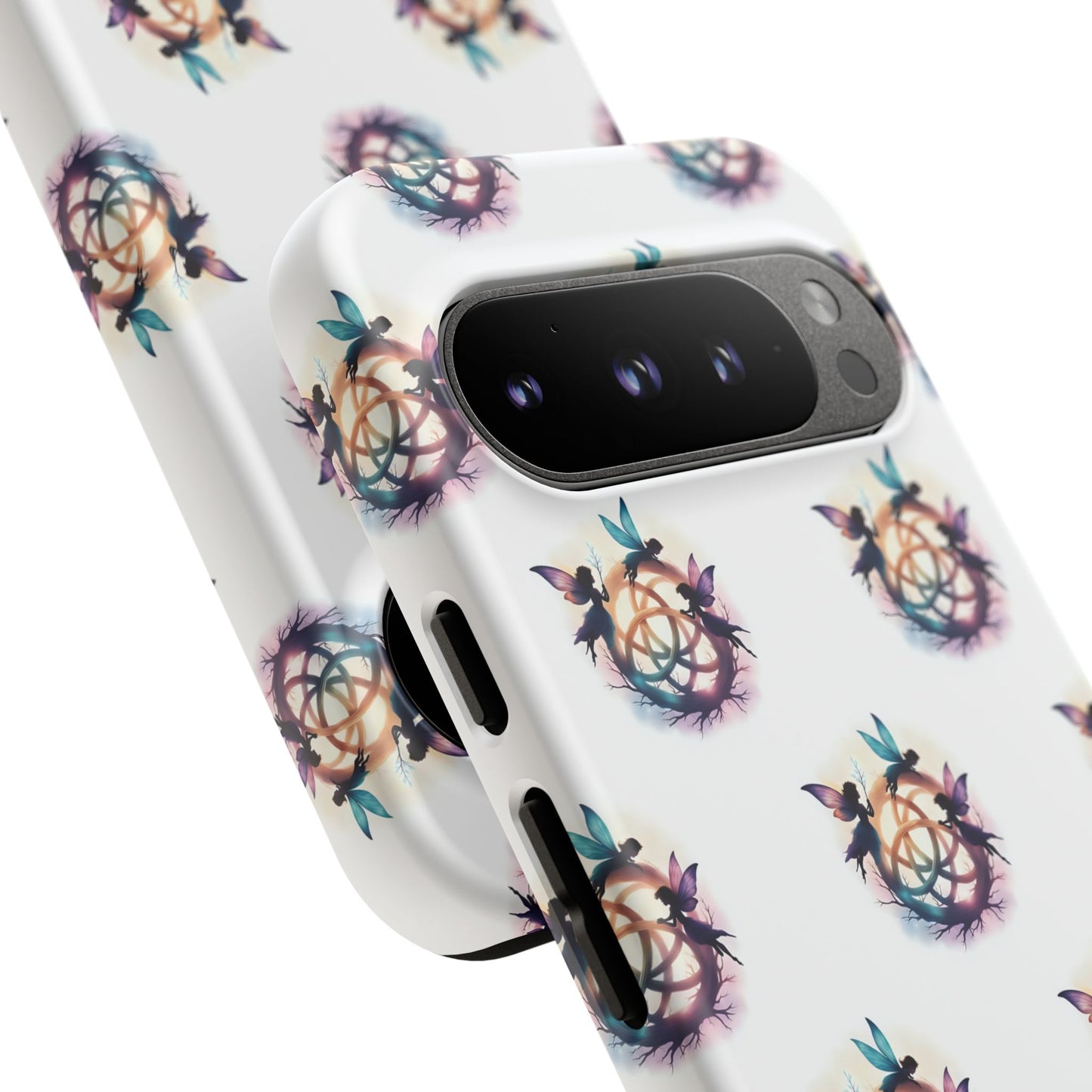 Tough Cases - Celtic Fairies Phone Case, Colorful Phone Cover, Fairy Lover Gift, Trendy Smartphone Accessory