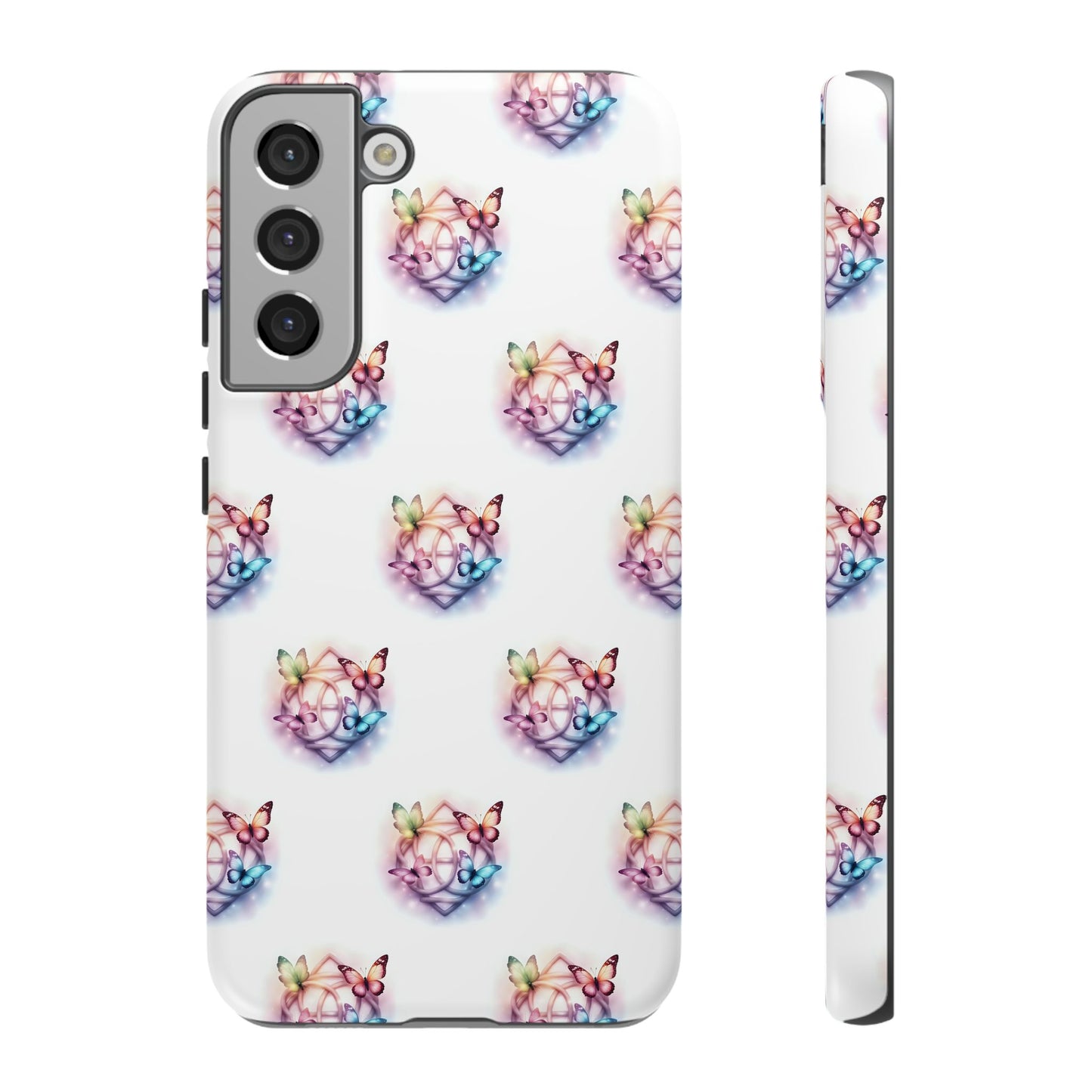 Colorful Butterflies Phone Case, Tough Cases, Cute Butterfly Lover Gift, Trendy Phone Cover, Nature Print Case - Celtic Scents