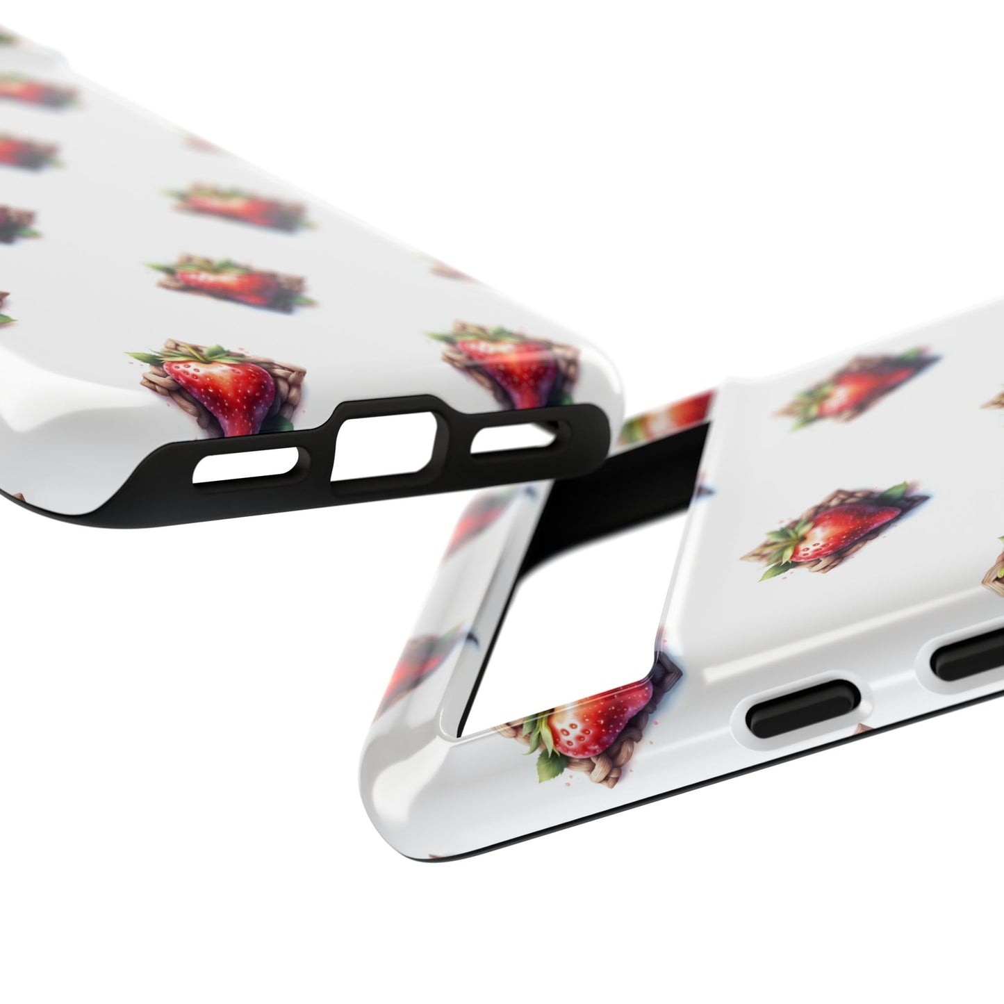 Strawberry Celtic Knot Phone Case, Cute Phone Cover, Gift for Her, Custom Smartphone Case, Funky Accessories, Valentine's Day Gift